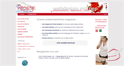 Desktop Screenshot of pepsite.de